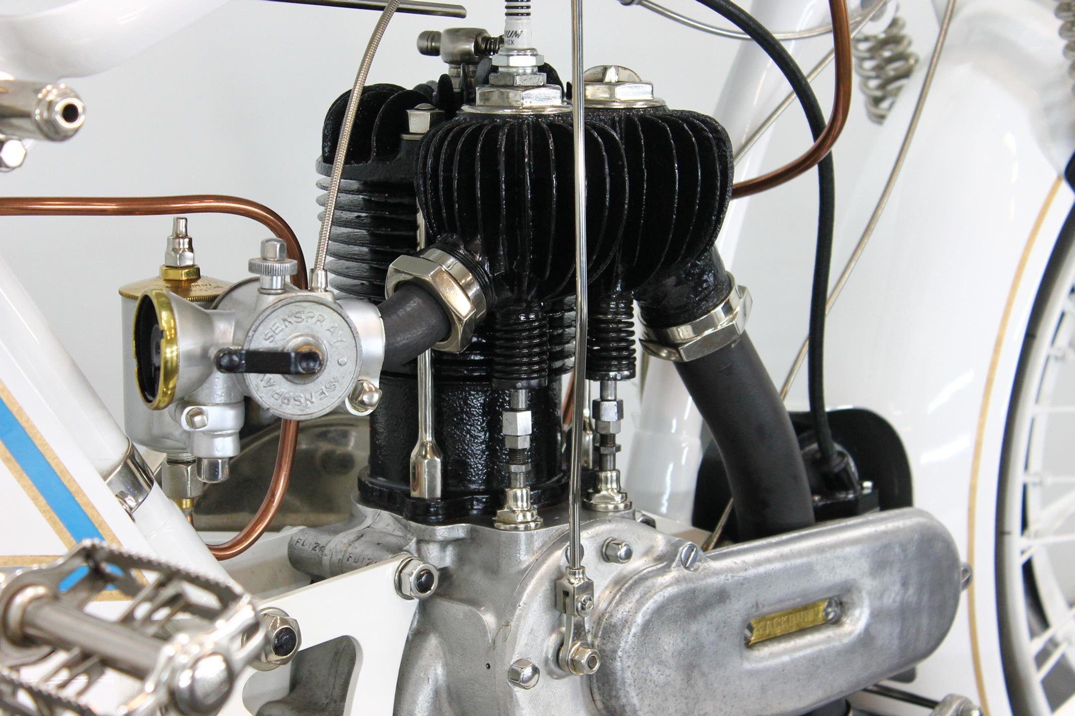 1913 Excelsior Model 4 1/4hp Blackburne engine overview